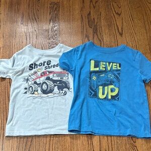 Kids Graphic T-Shirts - Blue and White